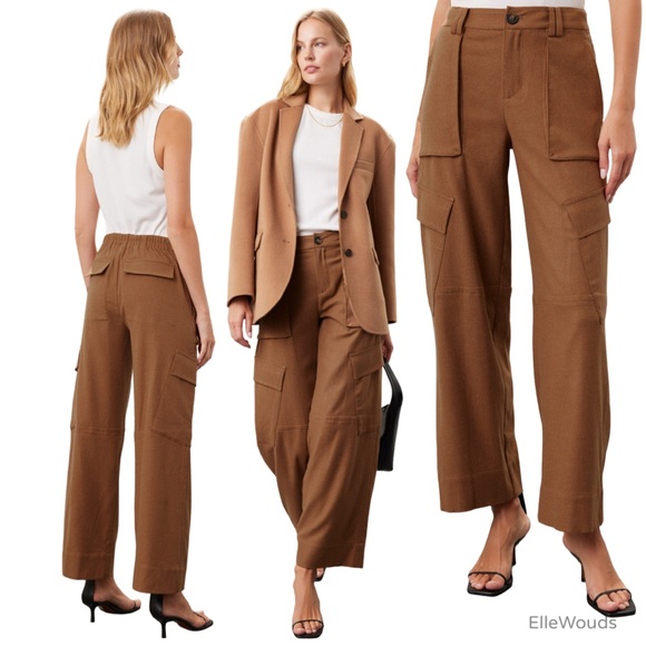 VINCE. Wide Leg Raver Pants Size 6 - Picture 2 of 7